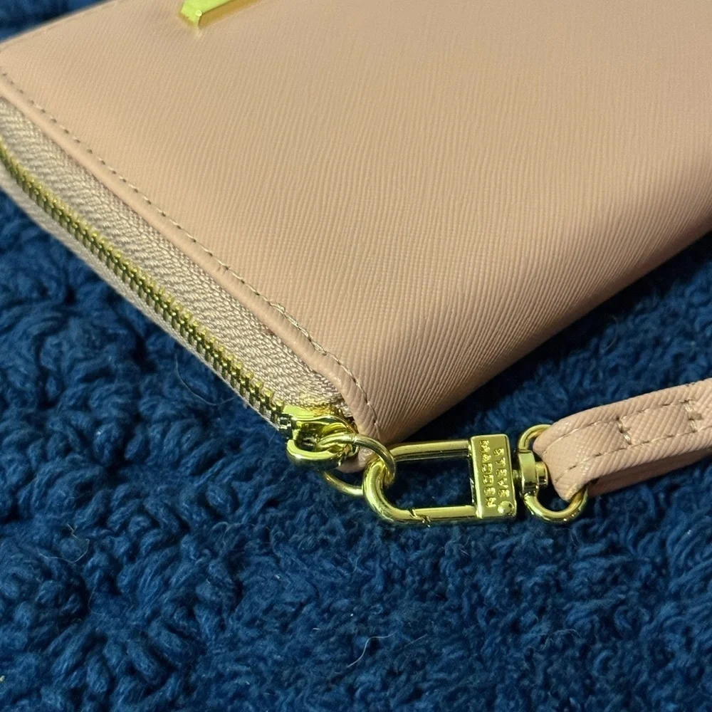 Steve Madden Pink Wristlet Clutch